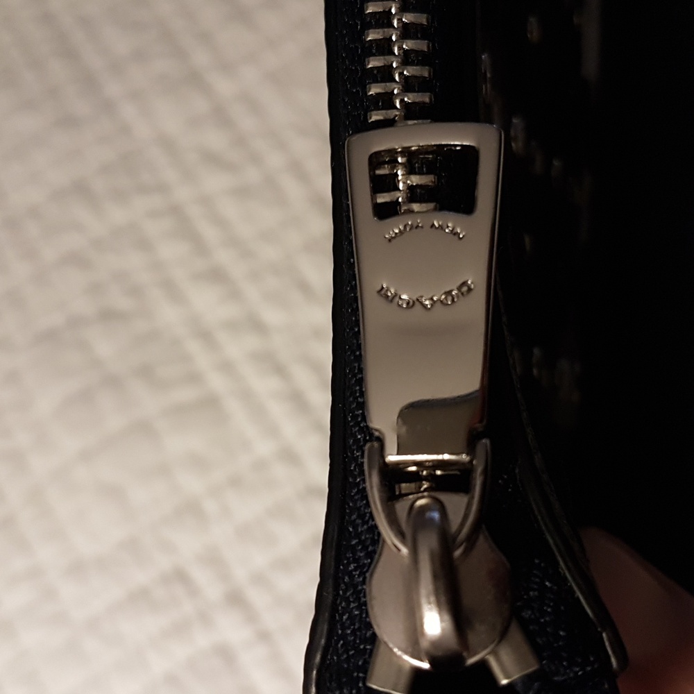 Coach Navy Blue Black Studded Flowers Shoulder Bag - Picture 5 of 14